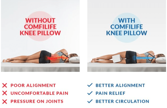 Benefits of using knee pillow