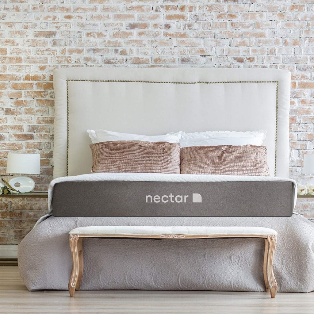 nectar mattress queen mattress + 2 free pillows - gel memory foam - certipur- us certified - 180 night home trial - forever warranty