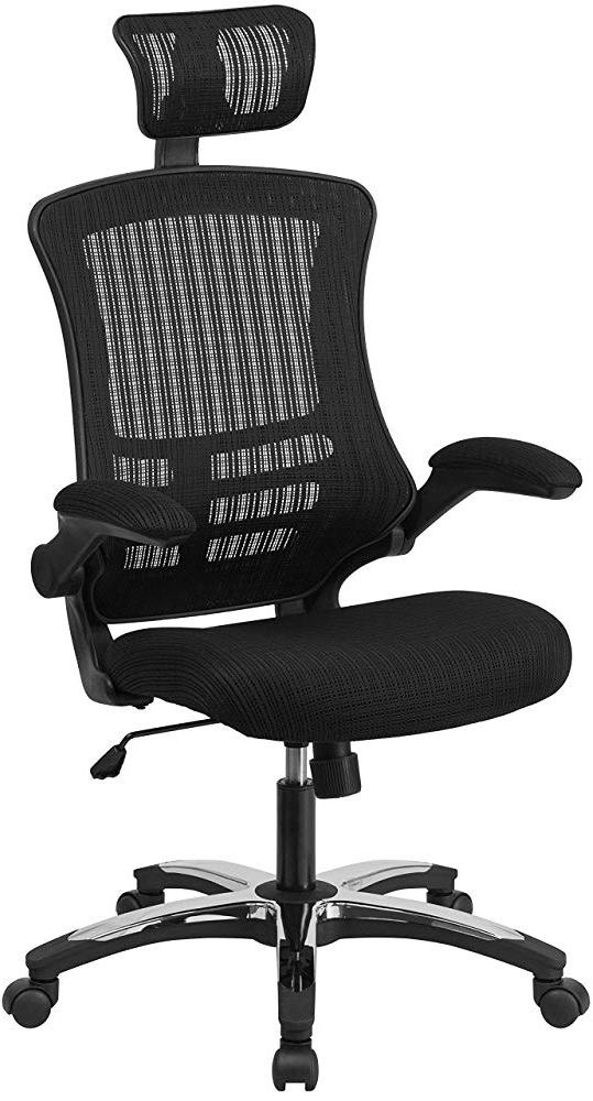 Flash Furniture High-Back Mesh Office Chair With Headrest