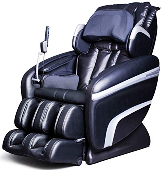 osaki massage chair Model OS-7200H Executive ZERO GRAVITY S-Track Heating Massage Chair, Black, Computer Body Scan, Arm Massage, Quad Roller Head Massage System, 51 Air Bag Massagers, MP3 & iPod Connection with Built-in Speakers 