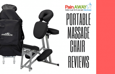portable massage chair features a Lightweight, Foldable Tattoo Spa Massage Chair with wheels (only 19lbs), Black