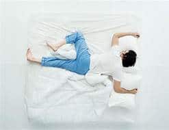 memory foam mattress - man sleeping