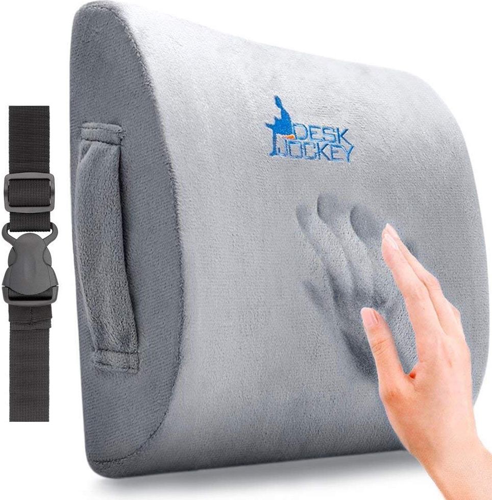 Desk Jockey™ Therapeutic Grade Lumbar Support Cushion