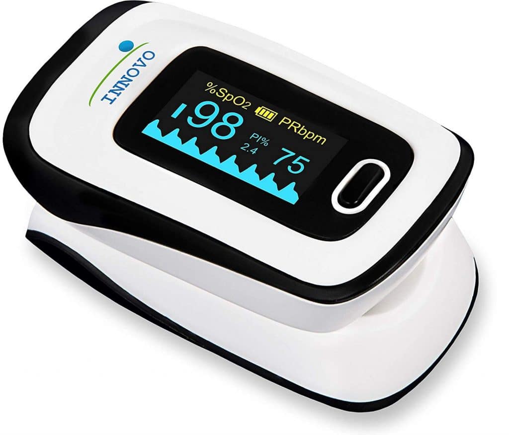 Innovo Deluxe Fingertip Pulse Oximeter Plethysmograph And Perfusion Index