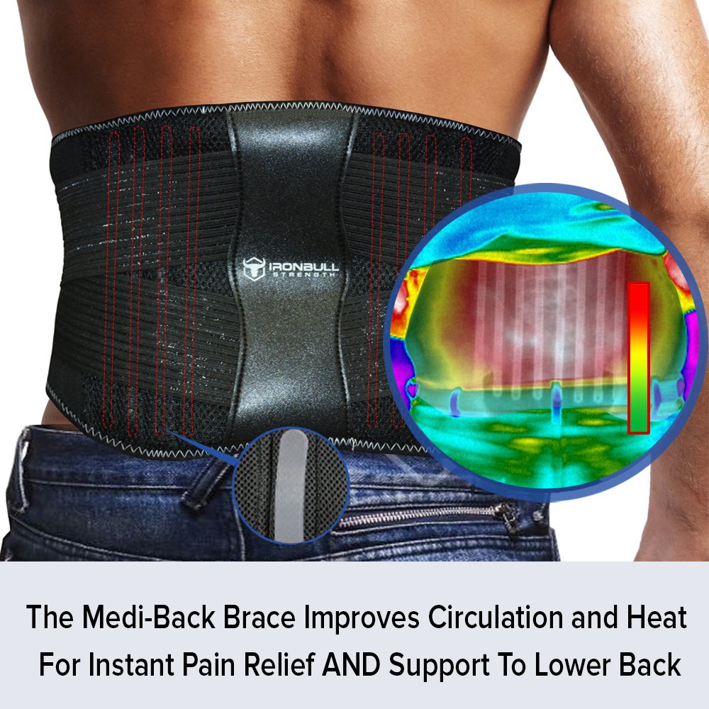 Iron Bull Strength Medi-Back™ Lumbar Support Thermal Action Back Brace