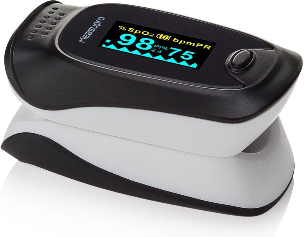 MeasuPro Fingertip Pulse Oximeter Blood Oxygen Saturation Monitor