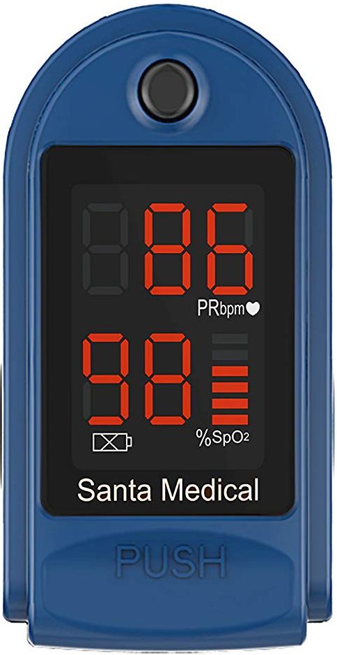 Santamedical™ Fingertip Pulse Oximeter Blood Oxygen Saturation Monitor