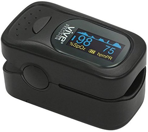 VIVE® Precision Fingertip Pulse Oximeter Blood Oxygen Saturation Monitor
