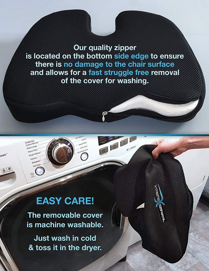 Best Seat Cushion for Office Chairs, Airplane, Wheelchairs and Travel 2019